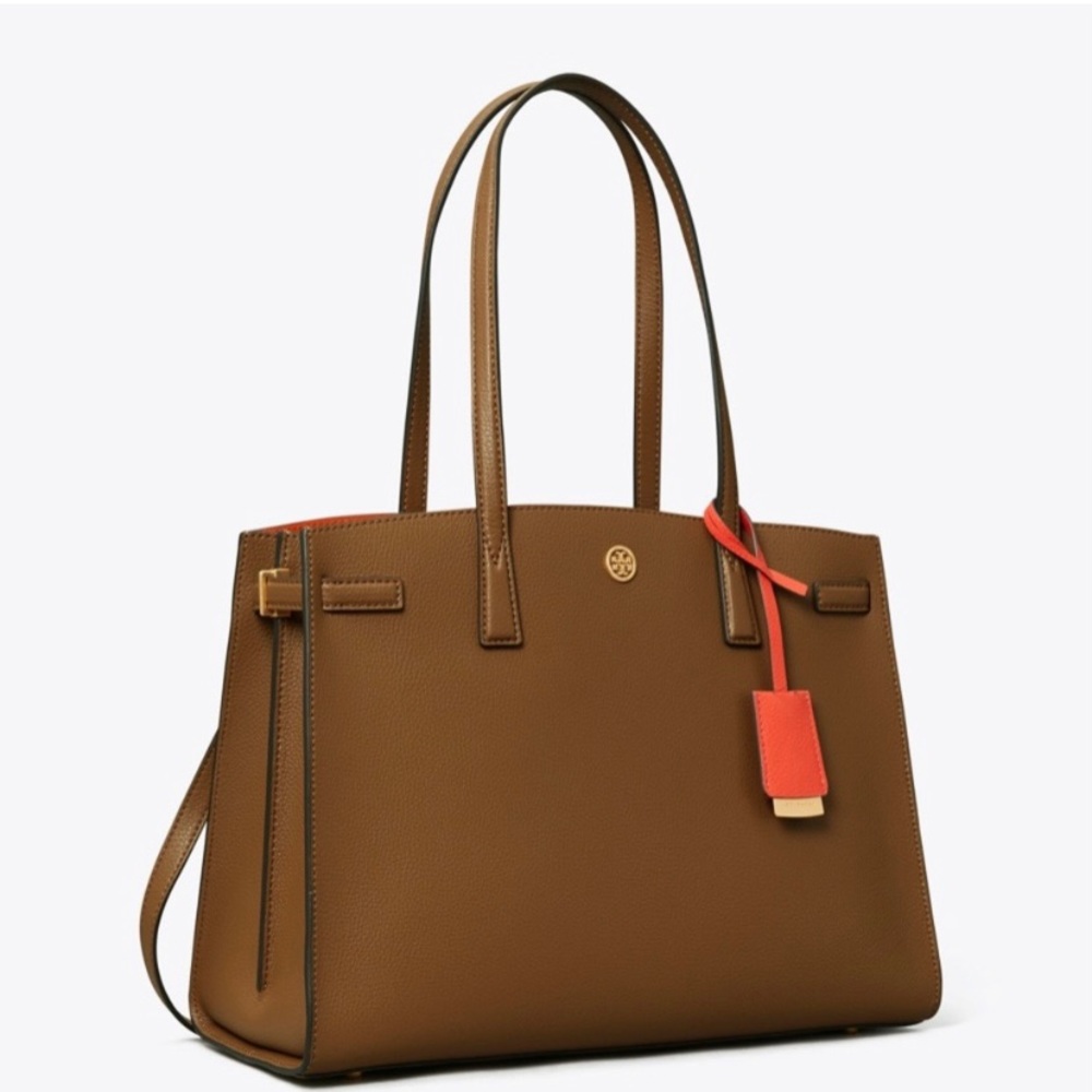 Tory Burch Walker Satchel in Moose